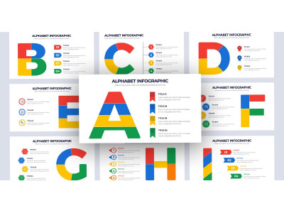 A to Z Alphabet Infographic Google Slides Template