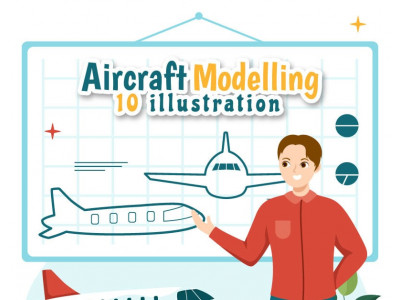 10 Aircraft Modelling and Crafting Illustration