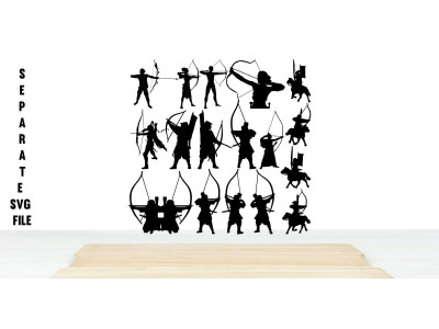 Archery svg, In Silhouette,  Hunter png,  Accuracy,  Adult,  Aiming,  Ammunition