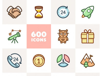 Capitalist Flat Icons Collection Set