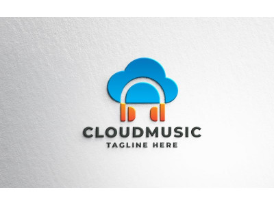 Cloud Music Logo Pro Template