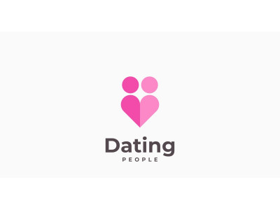 Dating Love Romance Couple Logo