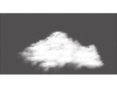 Dense fog and cloud vector template