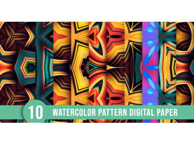 Digital painting pattern background