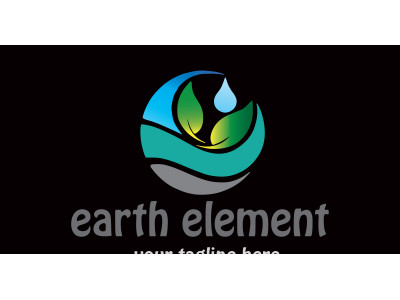 Earth Nature Element Logo