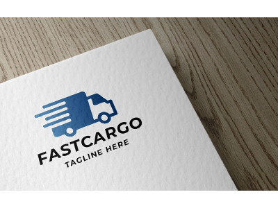 Fast Cargo Logo Pro Template