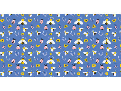 Floral pattern background texture vector
