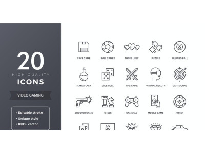 Gaming Icon Set
