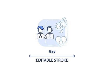 Gay Light Blue Concept Icon