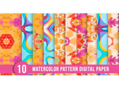Geometric Kaleidoscope pattern design