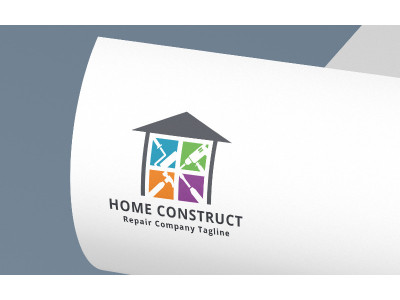 Home Construct Pro Logo Template