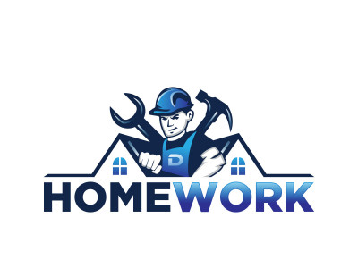 Home House Repair Build Handyman Logo Design