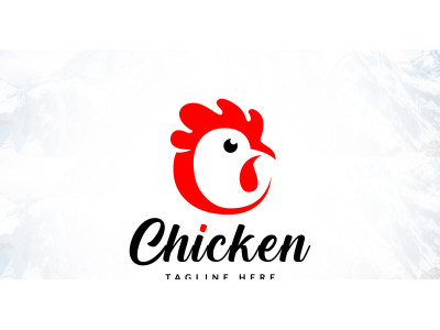 Letter C Chicken Logo Design