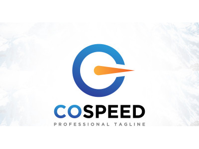 Letter C Co Speed Auto Logo Design