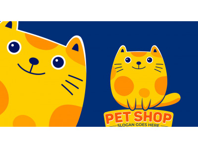 Pet Shop Mascot Logo Vector