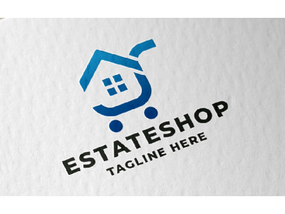Real Estate Shop Pro Logo Template