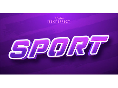 Sport - Editable Text Effect, Sports  And Team Text Style, Graphics Illustration