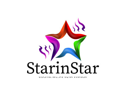 Strain Star Logo Star Symbol Logo