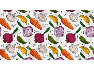 Vegetables Mascot Character Vector Illustration #01