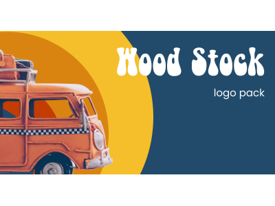 Wood Stock — Retro Styled Logo Pack